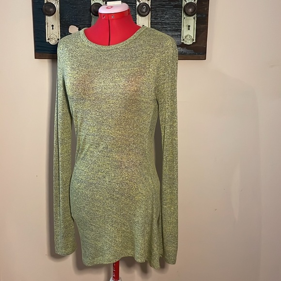 T Alexander Wang Marled Drape Back Mini Dress Tunic Size Small - Picture 5 of 16